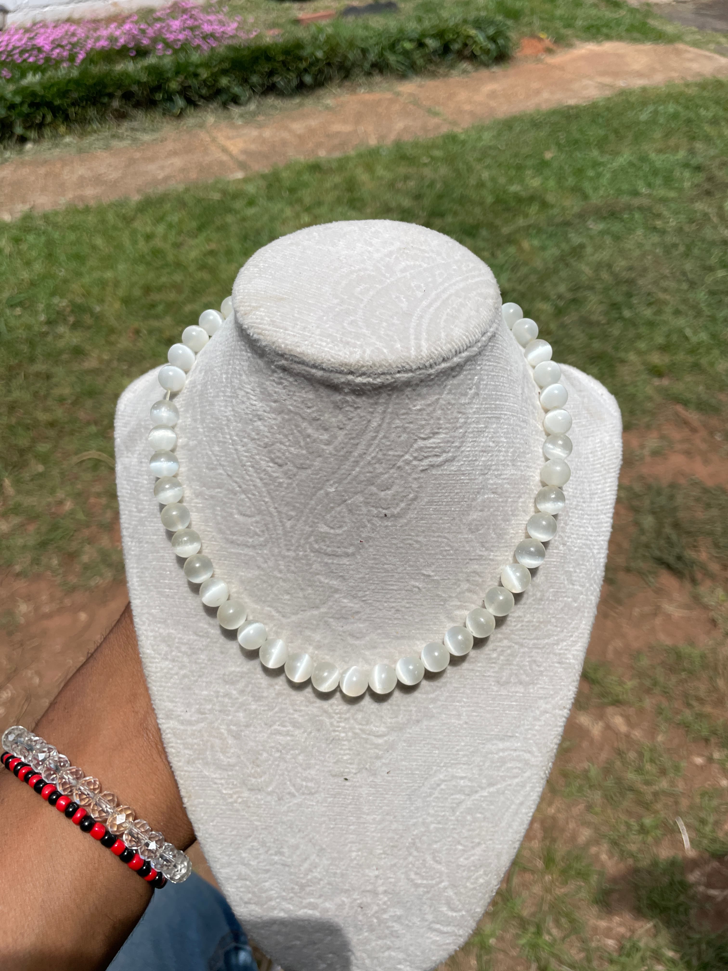 Selenite Clasp Necklace